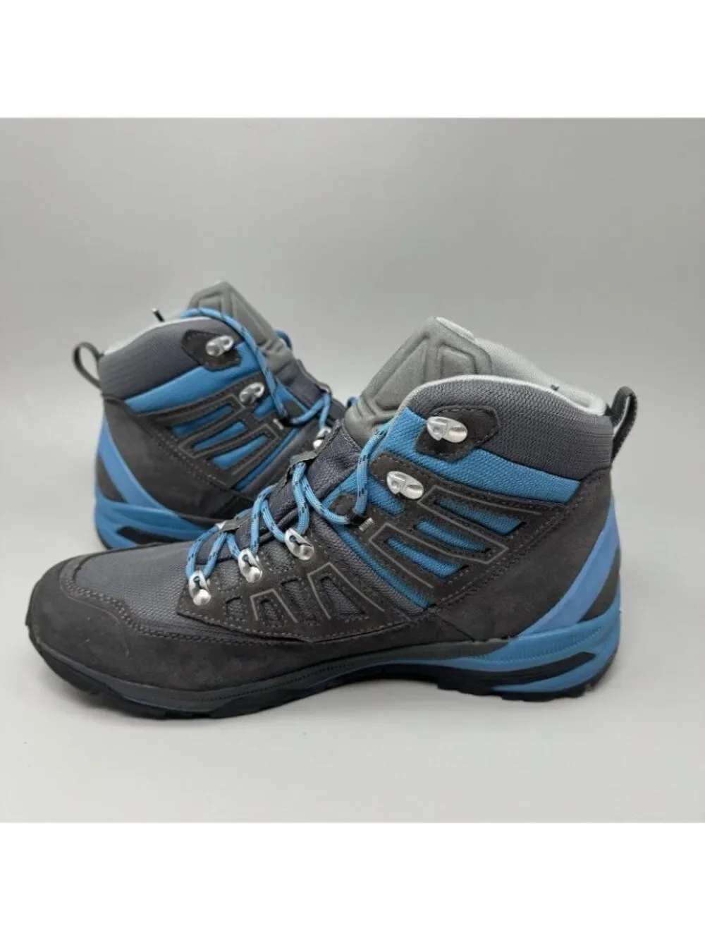 Asolo Narvik GTX Womens Boots Sz 9 Smoky Gray Blue Moon Hiking Ankle Boots